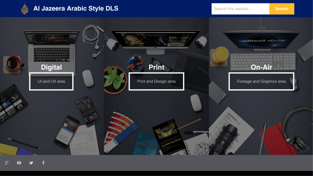 Al Jazeera Arabic Design Language System